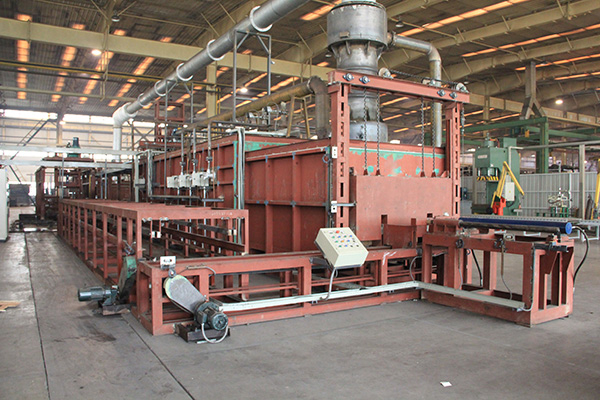 推桿爐調(diào)試現(xiàn)場(chǎng)